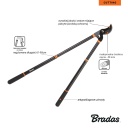 Telescopiskie zāģi V-SERIES, BRADAS, KT-V1210, regulējams garums 61-95 cm, grie&scaron;anas diametrs 40 mm