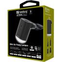 Sandberg Mini Gaisa Sūknis Laterna 420-93, 1200 mAh, 7.4V, 180-200 L/m, 3-4 KPA, 1-2 stundas uzlāde