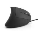 Mediarange USB оптическая мышь MROS230, 6 кнопок, 2400 DPI, 1.7м кабель, эргономичная, черная