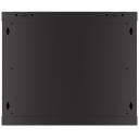 Lanberg Rack kapp 19" seinamontaaž 9U WF01-6409-23B, 600x450mm, must, mati, lame pakendis