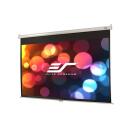 Elite Screens Manuālais ekrāns M106XWH, 106", 16:9, redzamais platums 235 cm, balts