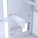 Asus PRIME AP303 TG White Midi Tower 90DC00V3-B39010, 485mm, 215mm, 425mm, 7.8kg, metāls, Midi Tower, 2x2.5" bays, 1x3.5" bay