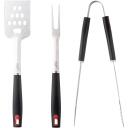 Adler Grillitarvikute komplekt AD 6727, 4 tk, 420 roostevaba teras, must, kandekarp