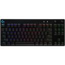 Logitech Juhtmega m&auml;nguklaviatuur G Pro 920-009392, 1.8m, mehaaniline, GX Blue, LIGHTSYNC RGB, 26 klahvi rullimine