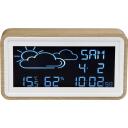 Denver Meteostacija WS-72 117160000090, 21cm, 11.4cm, 5cm, LCD, 3xAAA, 2xUSB, mitruma sensors, pulkstenis, modinātājs