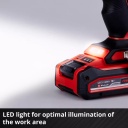 Bezvadu trieciena urbjma&scaron;īna TP-CD 18/60 Li-i, EINHELL, 4514205, 18V, bezsuku motors, 2 ātrumi, 13mm metāla čaks, ergonomisks dizains, LED gaisma