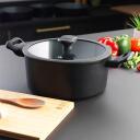 Russell Hobbs Crystaltech k&otilde;rge pott RH01864EU7, 24cm, must, alumiinium, 11cm, kaanega