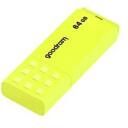 Goodram Pendrive UME2 0640Y0R11, 64GB, USB 2.0, 20MB/s, 5MB/s, kollane, perforatsioon
