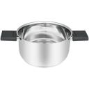 Resto Kastrul 92202 2.5L, L&auml;bim&otilde;&otilde;t: 18 cm, Materjal: Bakeliit, Roostevaba teras, Ergonomilised kokkuklapitavad k&auml;epidemed