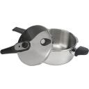 Jata Augstspiediena katls HOLL2547, 4-7l, 220mm, SUS304, 2 spiediena līmeņi, trīskār&scaron;a dro&scaron;ības sistēma