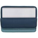 Rivacase SLEEVES SUZUKA 7705AQUAMARINE, 15.6", 170g, 395x35x275mm, veekindel, kriimustuskindel, tolmu- ja mustusekindel
