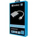 Sandberg USB 3.0 tasku keskseade 133-88, 4 porti, 5000 Mbit/s, RoHS, alumiinium