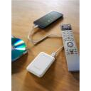 Intenso Power Bank 7313522 5000 mAh, Li-Poly, 1x USB-A, 1x USB-C, 2.1 A, baltas