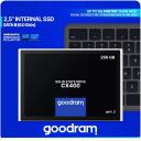 Goodram Cietais disks SSD CX400-G2 SSDPR-CX400-256-G2, 256 GB, 7 mm, SATA III, 550 Mb/s, 450 Mb/s, 3D TLC NAND
