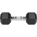 Rebel Hantel RBA-2325-07, 2x7 kg, malmist, kumm, 14 kg, 2 tk, kroom ja must v&auml;rv