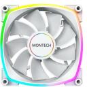 Montech Datora korpuss ventilators RX140PWMWHITE, 140mm, 4-pin, 5V, 1760RPM, 27.9dB, RGB apgaismojums, 0.5m kabelis