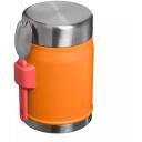 Stanley Термос для еды 2809382114 0.4L, нержавеющая сталь, оранжевый, сохраняет тепло до 7 часов, сохраняет холод до 7 часов