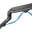 Maclean monitori hoidik MC-906, 17" - 27", 7 kg, k&auml;sitsi k&otilde;rguse reguleerimine, VESA 75 x 100 mm, must