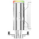 Deepcool Protsessorijahuti AK400 DIGITAL WH R-AK400-WHADMN-G, 68.99 cfm, 28 dBA, 4 soojusjuhet, PWM tugi