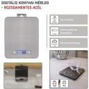 Emos K&ouml;&ouml;gikaal EV023, 15kg, 1g, roostevaba teras, valgustatud LCD, TARE funktsioon, &uuml;lekoormuse indikaator
