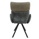 Krēsls EDDY ar roku balstiem, zaļ&scaron; samts 10333 Allit