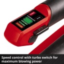 Akumulatora lapu pūtējs EINHELL, 3433550, 18V, 670 m³/h, ergonomisks dizains, turbo funkcija