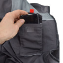 Darba jaka T1 pelēka, XL, izturīgs audums, daudz kabatu, AW02403, AWTOOLS