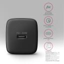Axagon laadija ACU-PD20 20W, 1x USB-C, must, kiire laadimine, toite kaitse: &uuml;lepinge, &uuml;lekuumenemine, &uuml;lekoormus, l&uuml;his
