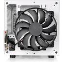 Thermaltake PC korpus Core V1 MiniITX Window - Snow Edition CA-1B8-00S6WN-01, 20cm ventilaator, valge, 2x USB 3.0, 4 ketta pesa