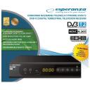 Esperanza Цифровой приемник EV106P, 220-240V, 1xHDMI, 1xUSB, DVB-T2, 1920x1080, программируемый пульт дистанционного управления