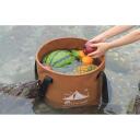 Flextail Flex Bucket 20L Saliekamais spainis, Flex 20L-BR, 20L, brūns, ar zemējumu, ūdensizturīgs, izturīgs
