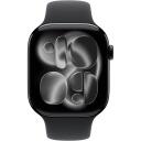 Apple Nutikell Series 11 MFC24ET/A, 46mm, 64GB, Aku, GPS, LTE, Must spordirihm, 24h aku t&ouml;&ouml;aeg, 50m veekindel