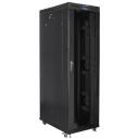 Lanberg Paigalduskapid 19 42U FF01-8242-12BL, 800mm, 42U, 800kg, IP20, LCD ekraan, 4 ventilaatori pesa