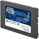 Patriot K&otilde;vaketas (SSD) P220 P220S2TB25, 2 TB, 2.5", SATA III, 550 Mb/s, 500 Mb/s, TBW 960 TB