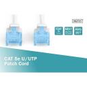 Digitus patch kaabel, DK-1512-020/WH, 2m, 2xRJ45, U/UTP, valge, PVC, LAN