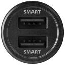 Axagon Auto Laadija PWC-5V5 24W, 2x USB-A 5V/2.4A, toiteadapter, 12-24V, must, kiire laadimine, OCP, OVP, OTP, OSP