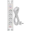 Emos &Uuml;levoolu kaitse P54212, 2m, 900J, 4x2P+PE, 16A, 3680W, EMI/RFI filter, laste kaitse