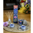 Aromātiska svece Bolsius 37690362 Floral Fusion Ø80x72mm peonija un mellene