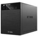 Raidsonic Cietā diska korpuss IB-3640SU3, 4x3,5'', USB 3.0, eSATA, 5 Gbps, JBOD, melns, alumīnijs