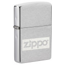 Dāvanu komplekts: vēja necaurlaidīgs Zippo &scaron;ķiltavas un pulēta nerūsējo&scaron;ā tērauda kolba (89 ml), R420409, ZIPPO