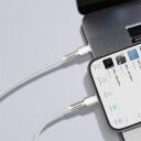 Baseus Kaabel CATLJK-A02, 100 cm, 20 W, Apple Lightning, USB-C, valge v&auml;rv