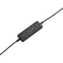 Logitech k&otilde;rvaklapid H570E Mono, 1,9 m kaabel, 31,5 - 20000 Hz, must, m&uuml;ra summutav mikrofon, in-line juhtimine