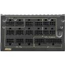 Msi Maitinimo &scaron;altinis MEG AI1600T PCIE5, 1600W, 100-240V, 80 PLUS Titanium, visi&scaron;kai modulinis, juodas