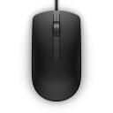 Dell Laidinė pelė MS116 570-AAIR, 1000 DPI, 3 mygtukai, USB, optinė, Plug&Play