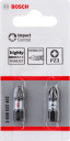 PRO Impact PZ skrūvgriežu uzgaļi, izturīgi un augstas griezes pretestības, PZ3, 25mm, 2 gab., 2608522402, BOSCH