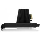 Raidsonic Adapteris IB-PCI208-HS, 155mm, 1x PCIe, 64 Gbit/s, pasīvā dzesē&scaron;ana, Windows 7