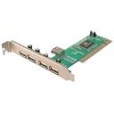 Logilink Tīkla karte PC0028, 5 porti, 480 Mb/s, 32 bitu PCI, ROHS, FCC, CE