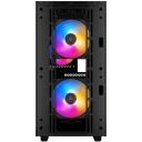 Deepcool MATREXX 40 3FS Korpus DP-MATX-MATREXX40-3FS, 2x3.5" ketaste pesa, 2x2.5" ketaste pesa, 3x120mm LED ventilaatorit, ATX PS2