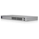 Ubiquiti Коммутатор USW-24-POE, 24xRJ-45, 16xPoE+, 10/100/1000 Mbps, IEEE 802.3af, IEEE 802.3at, управляемый