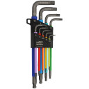 &Scaron;e&scaron;iakampių veržliarakčių rinkinys 9 vnt., 1,5-10 mm, C1997LM/9P BAHCO